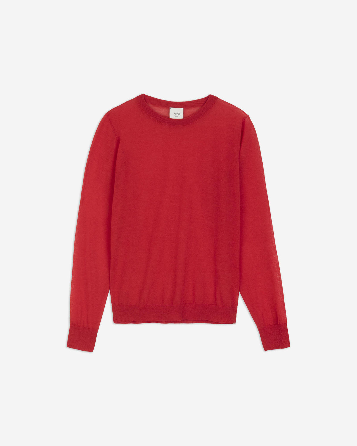 LIGHT WOOL CREW NECK SWEATER
