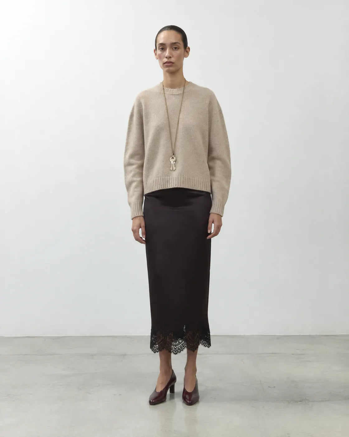 MAGLIA BOXY IN CACHEMIRE