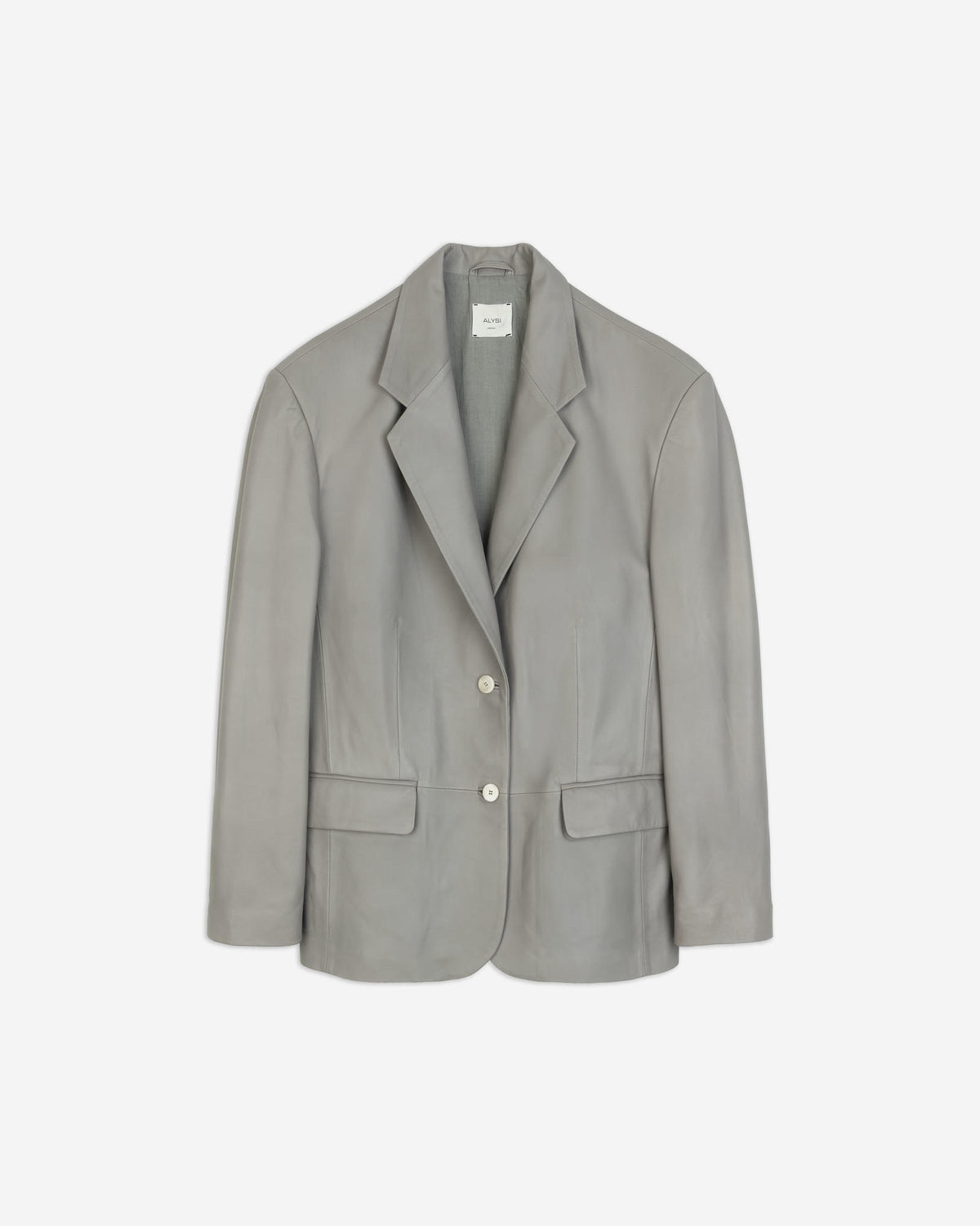 LEATHER BLAZER