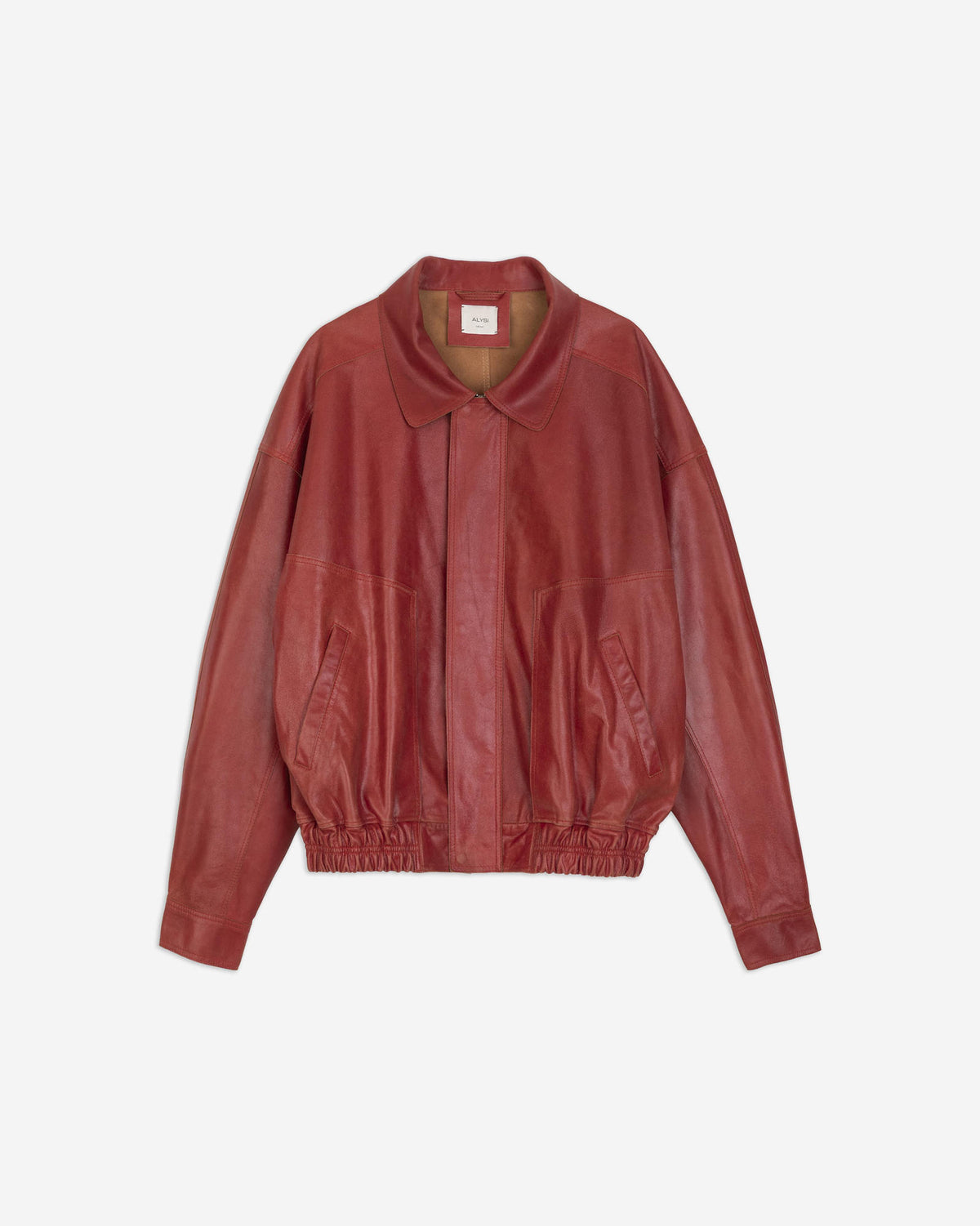 LEATHER BOMBER