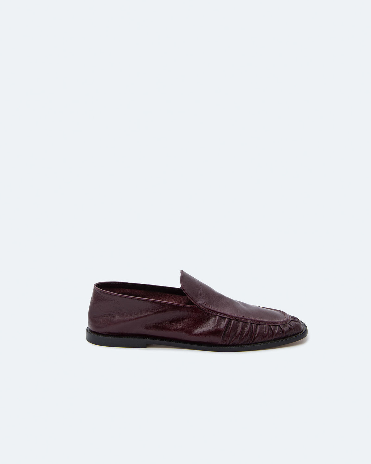 MOCASSINI ARRICCIATI IN PELLE