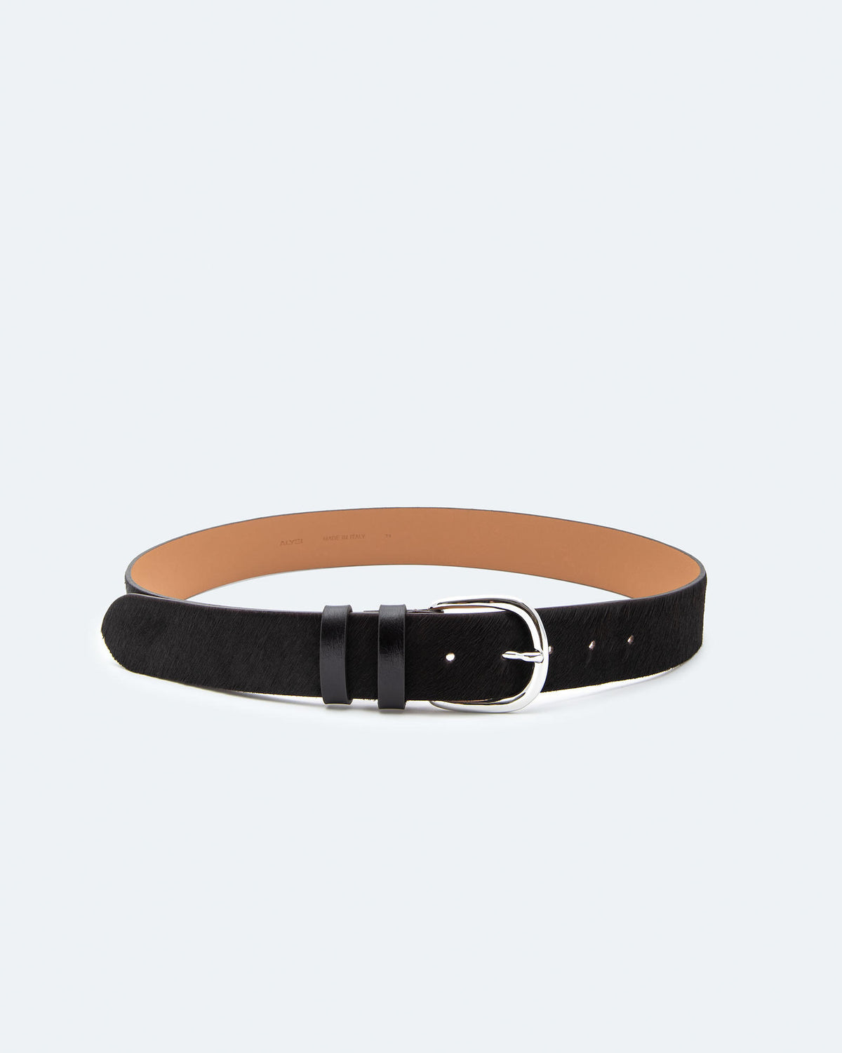 HAIR-ON LEATHER BELT