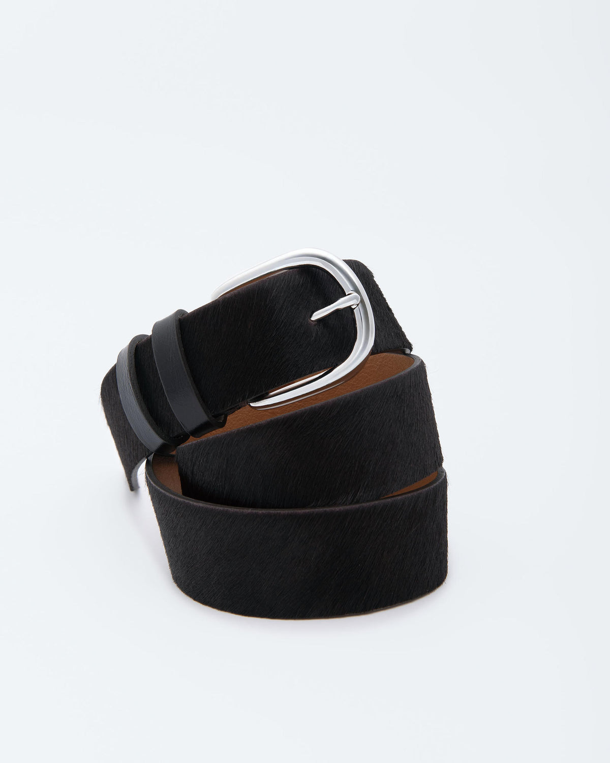 HAIR-ON LEATHER BELT