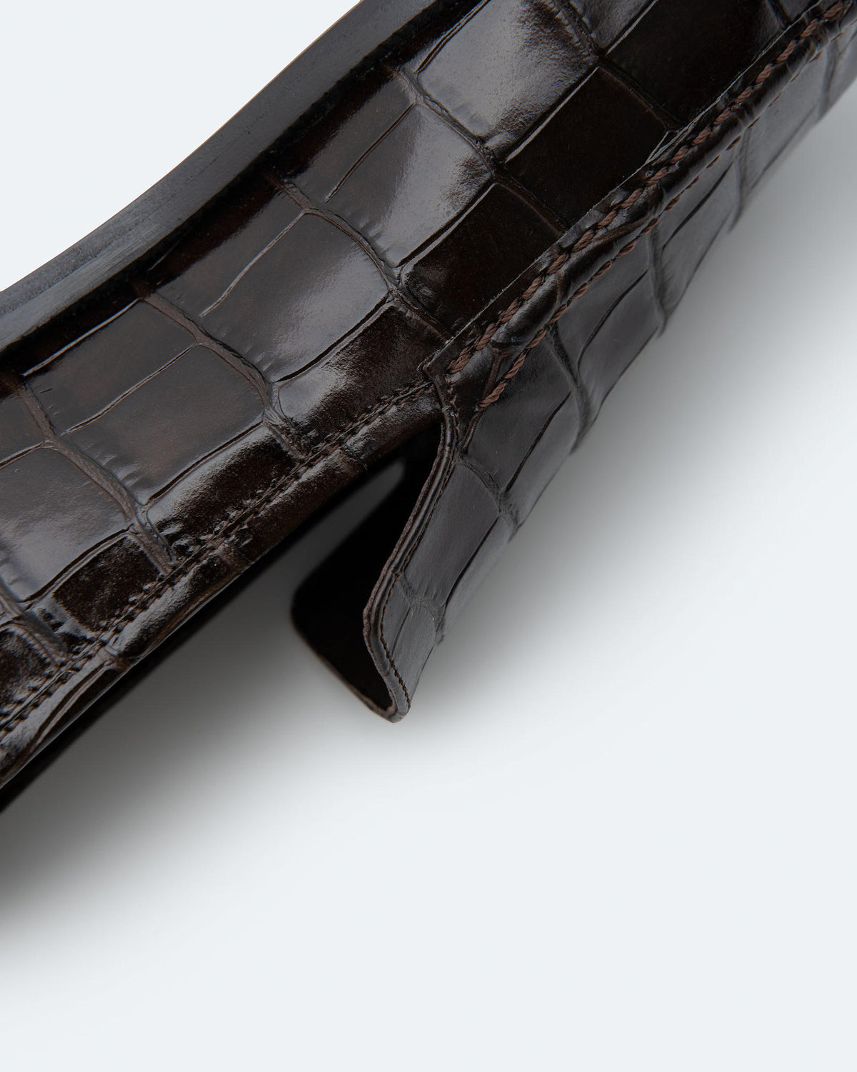 CROCODILE-EFFECT LOAFERS
