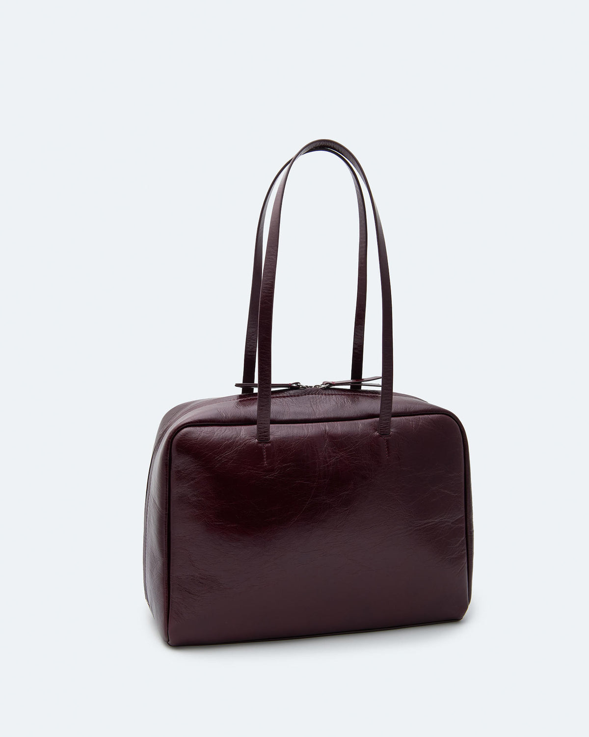 LEATHER BOWLING BAG