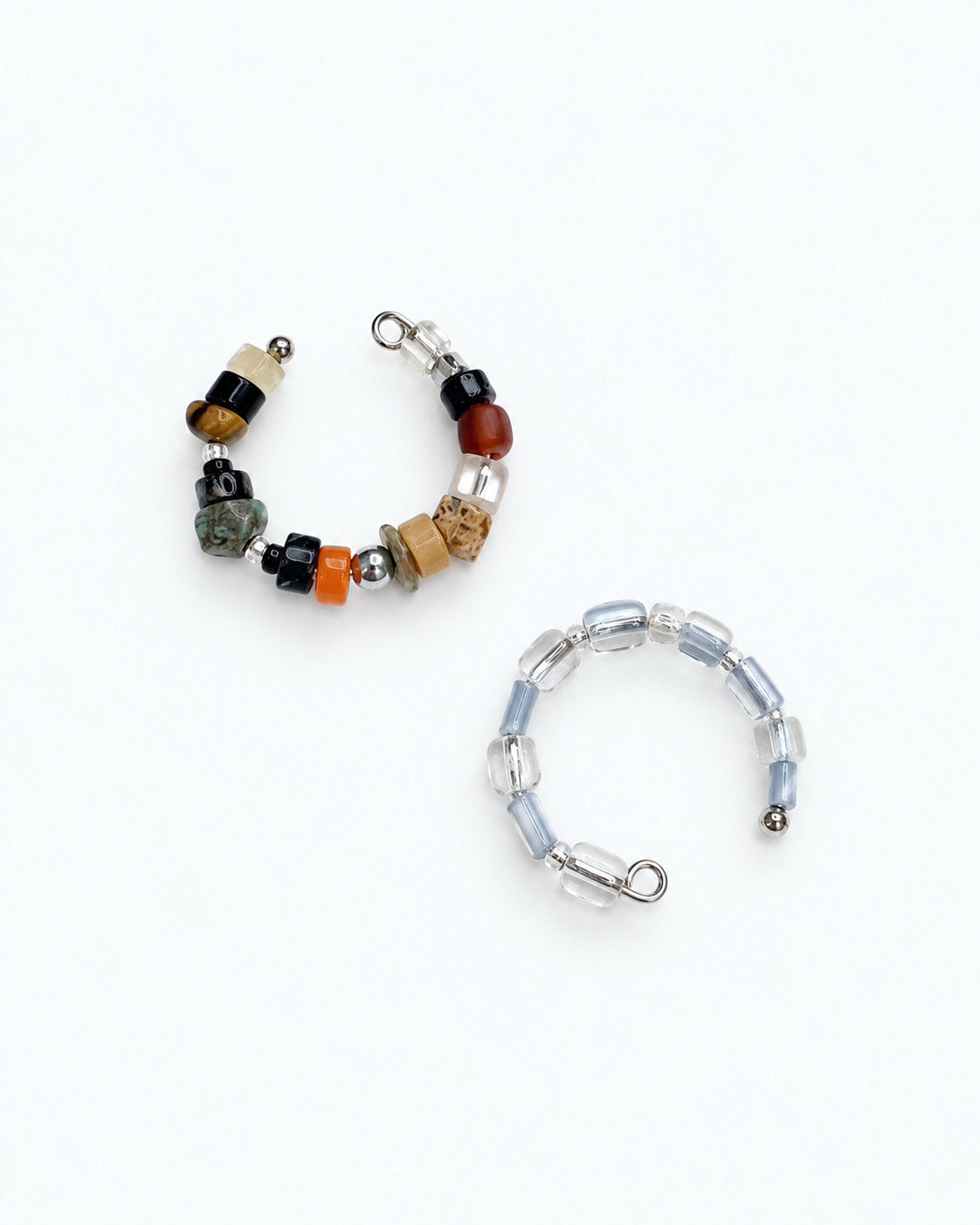 ear cuff with natural stones