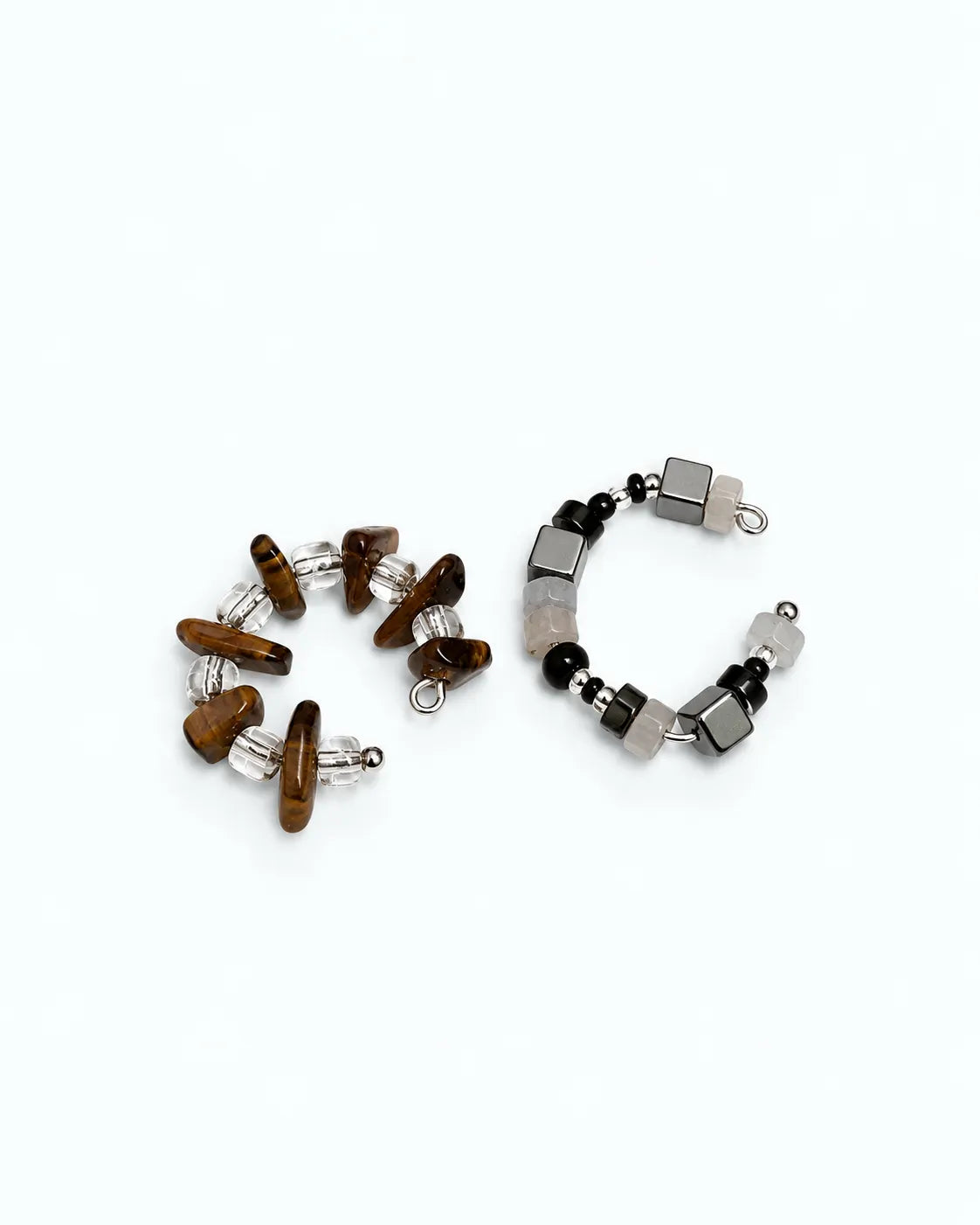 earcuff con pietre naturali