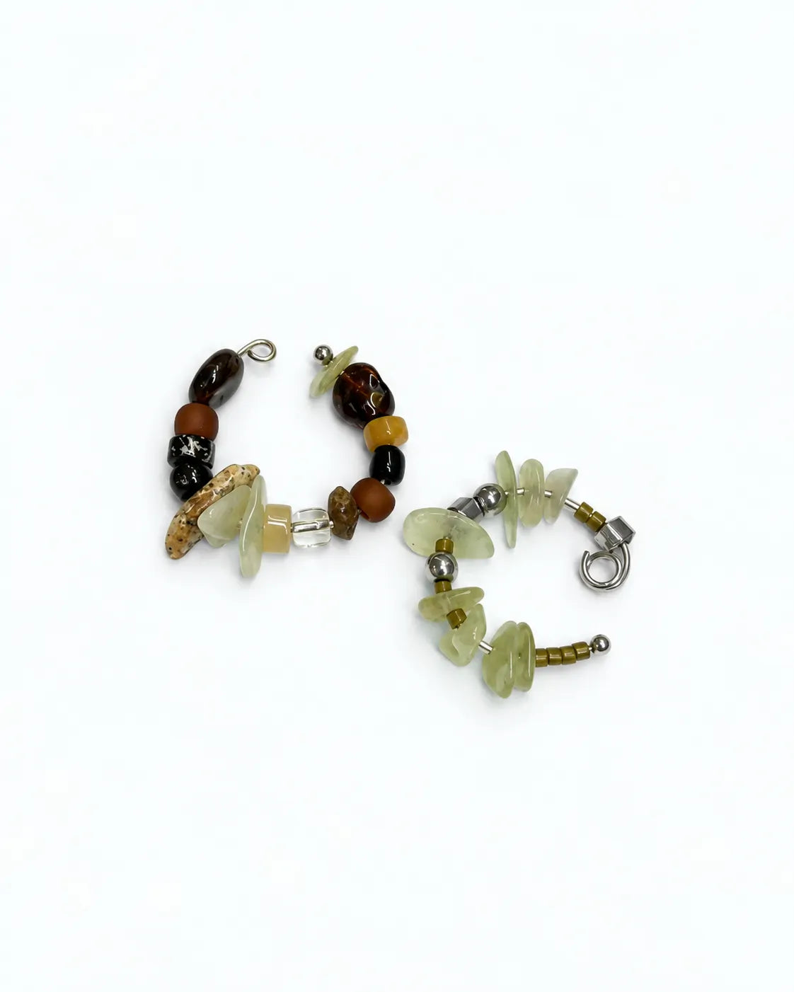 earcuff con pietre naturali