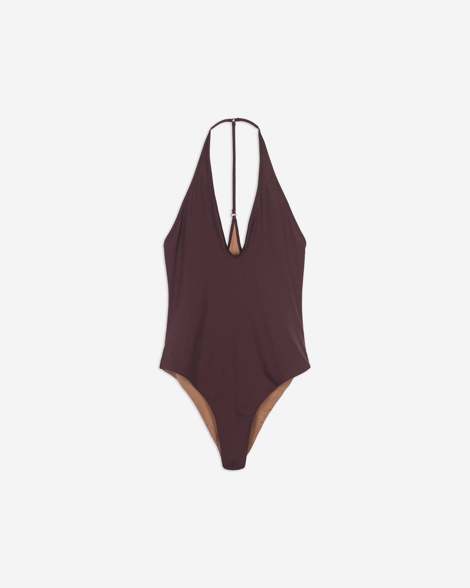 V-NECK ONE-PIECE SWIMSUIT