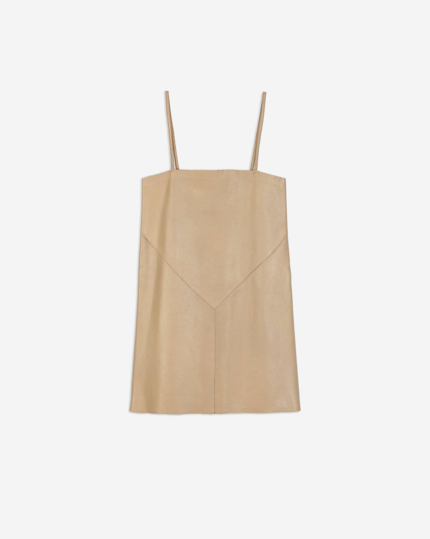 SOFT LEATHER MINI DRESS