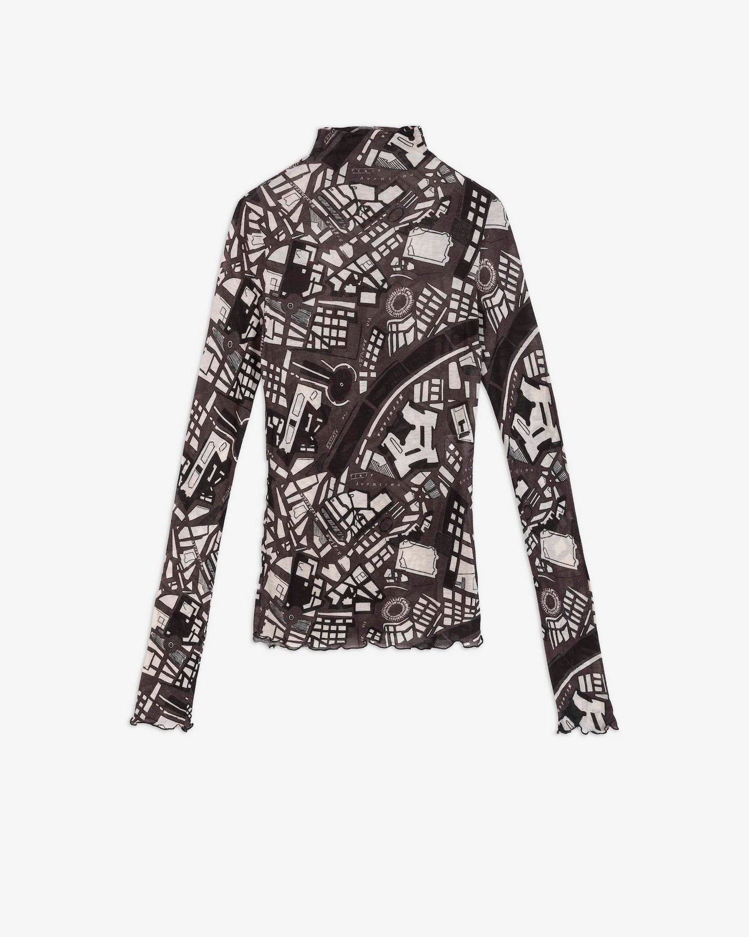 ROME MAP PRINTED JERSEY