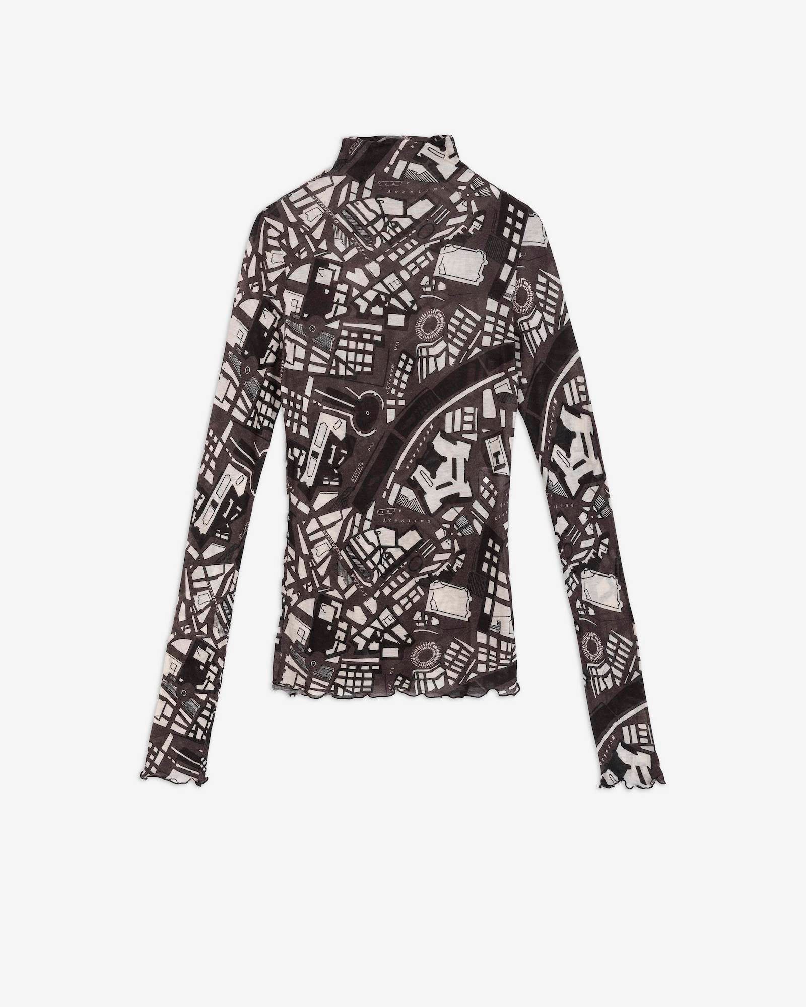 ROME MAP PRINTED JERSEY