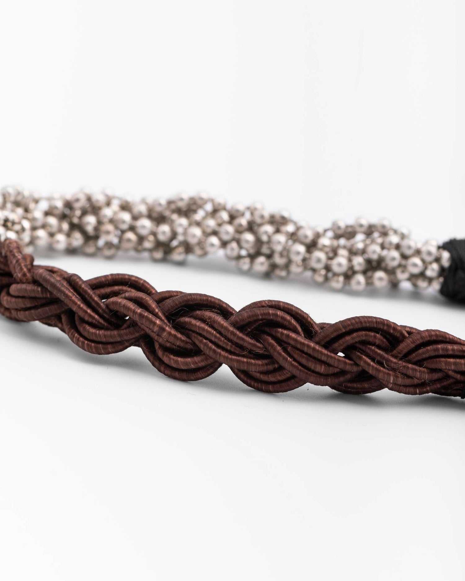BRAIDED BEAD NECKLACE