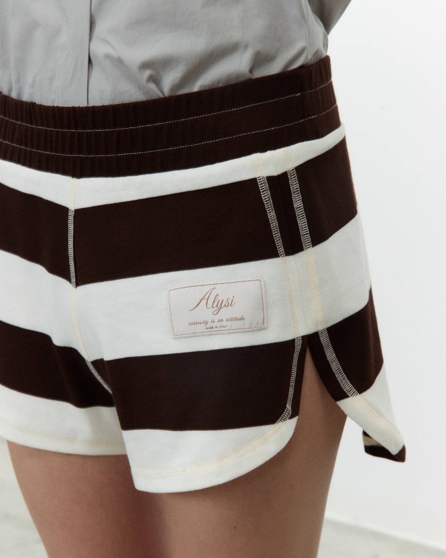 MAXI STRIPED SHORTS