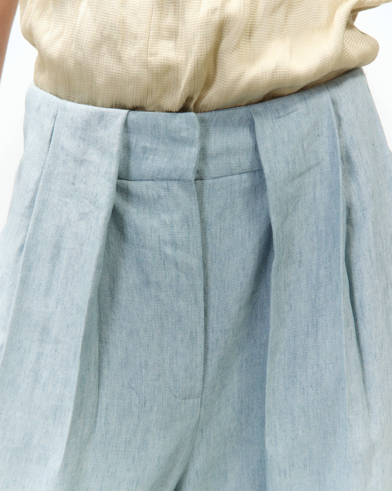 WIDE MÉLANGE TROUSERS