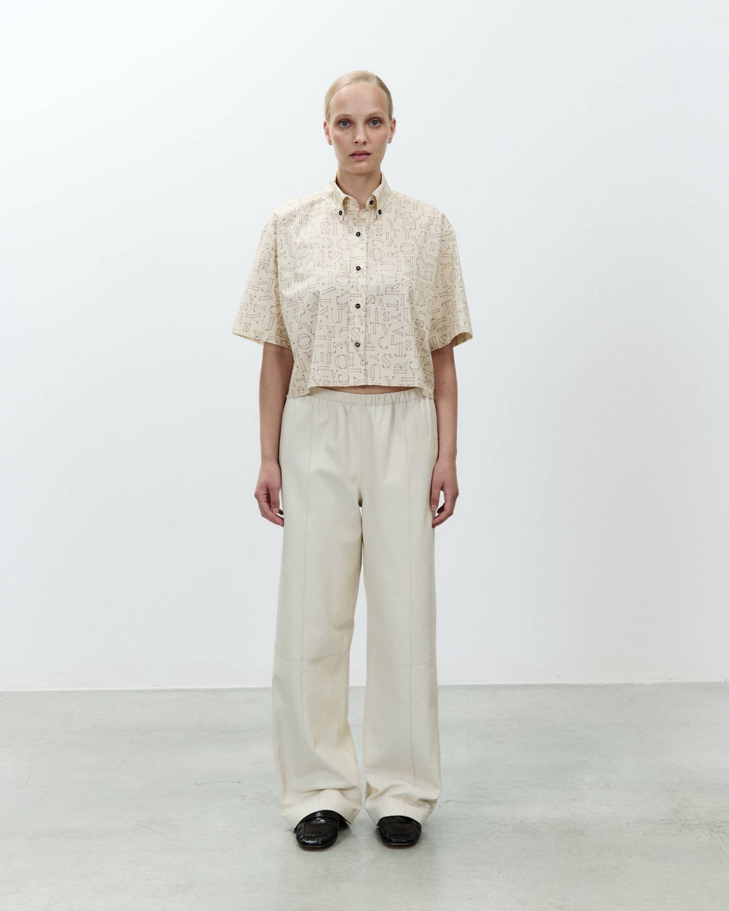 Boxy Lettering Shirt