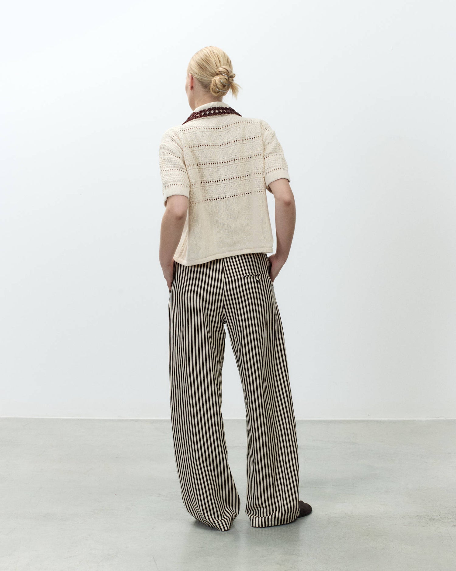 LONG STRIPED TROUSERS