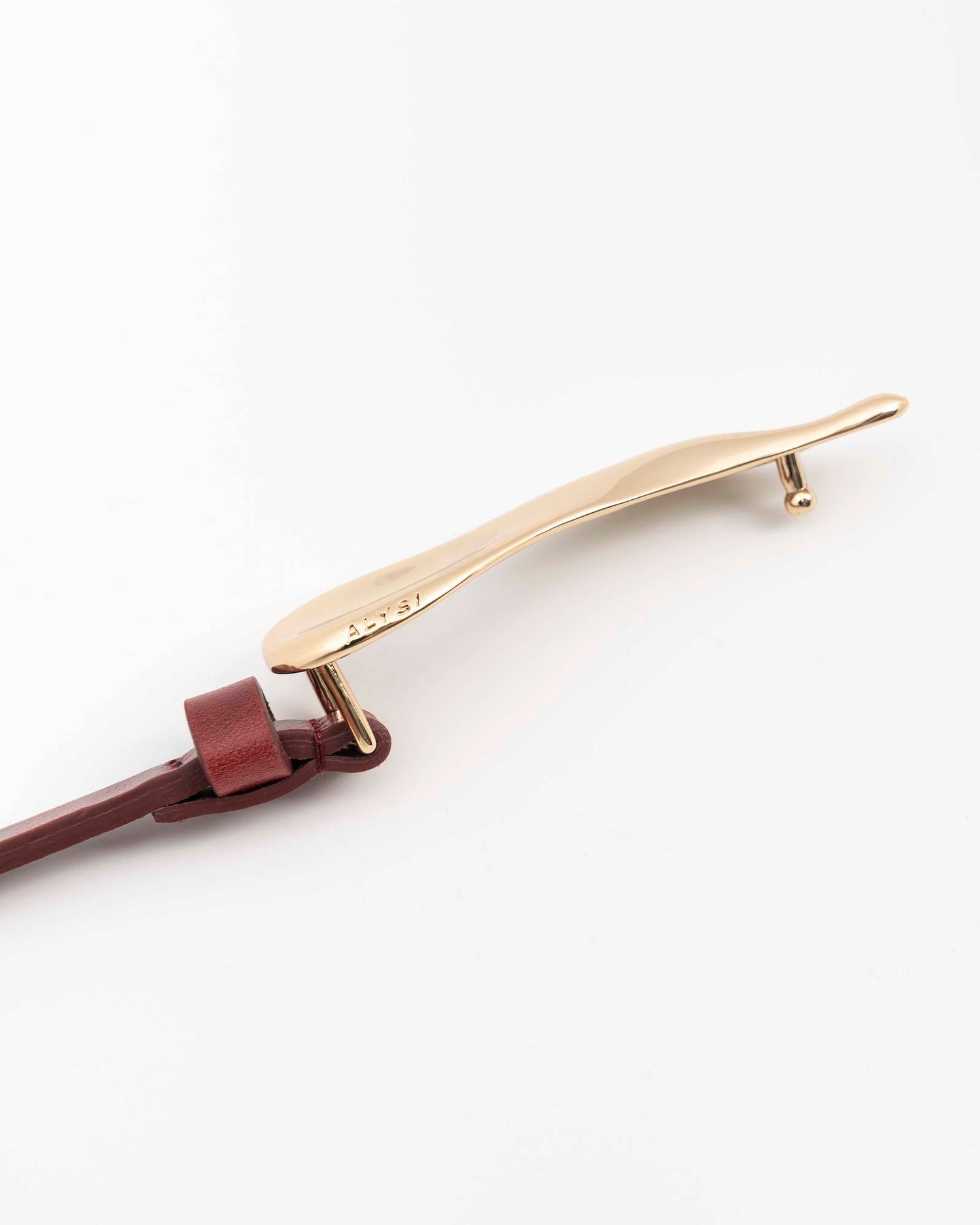 THIN LEATHER BELT