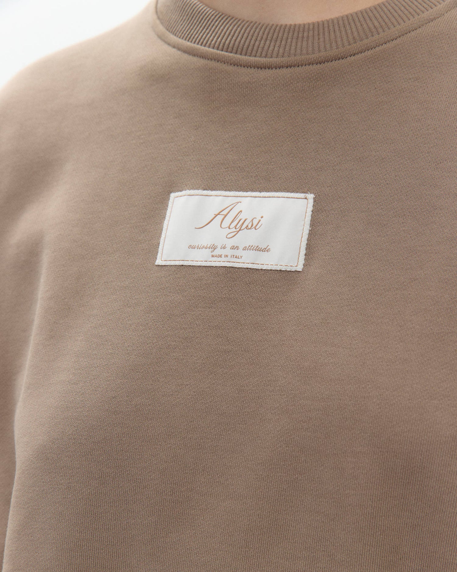 OVERSIZED CREW NECK SWEATSHIRT