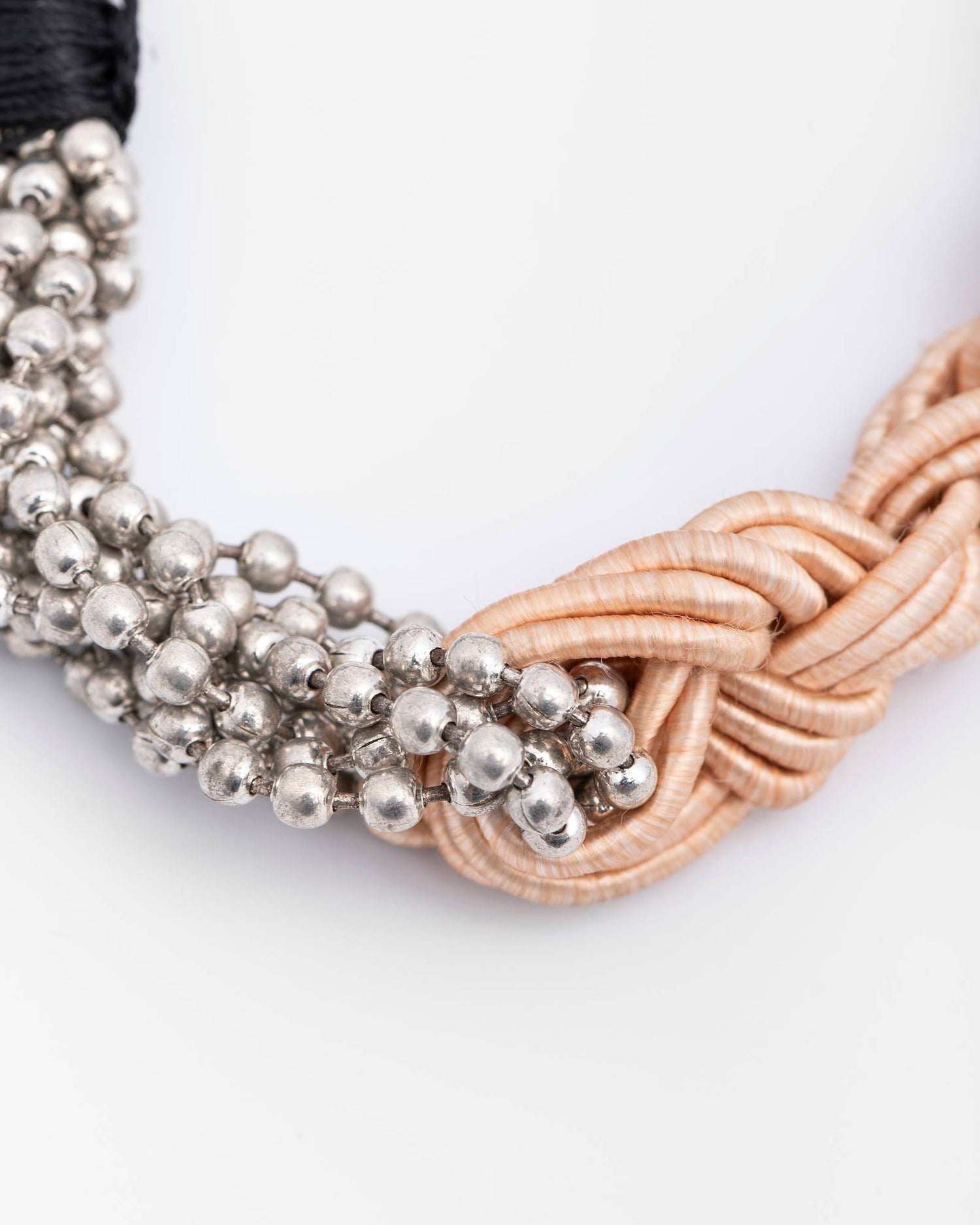 BRAIDED BEADED BRACELET