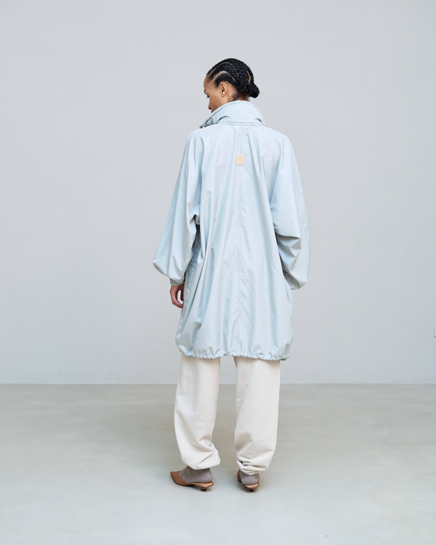 HOODED WIND JACKET Sage