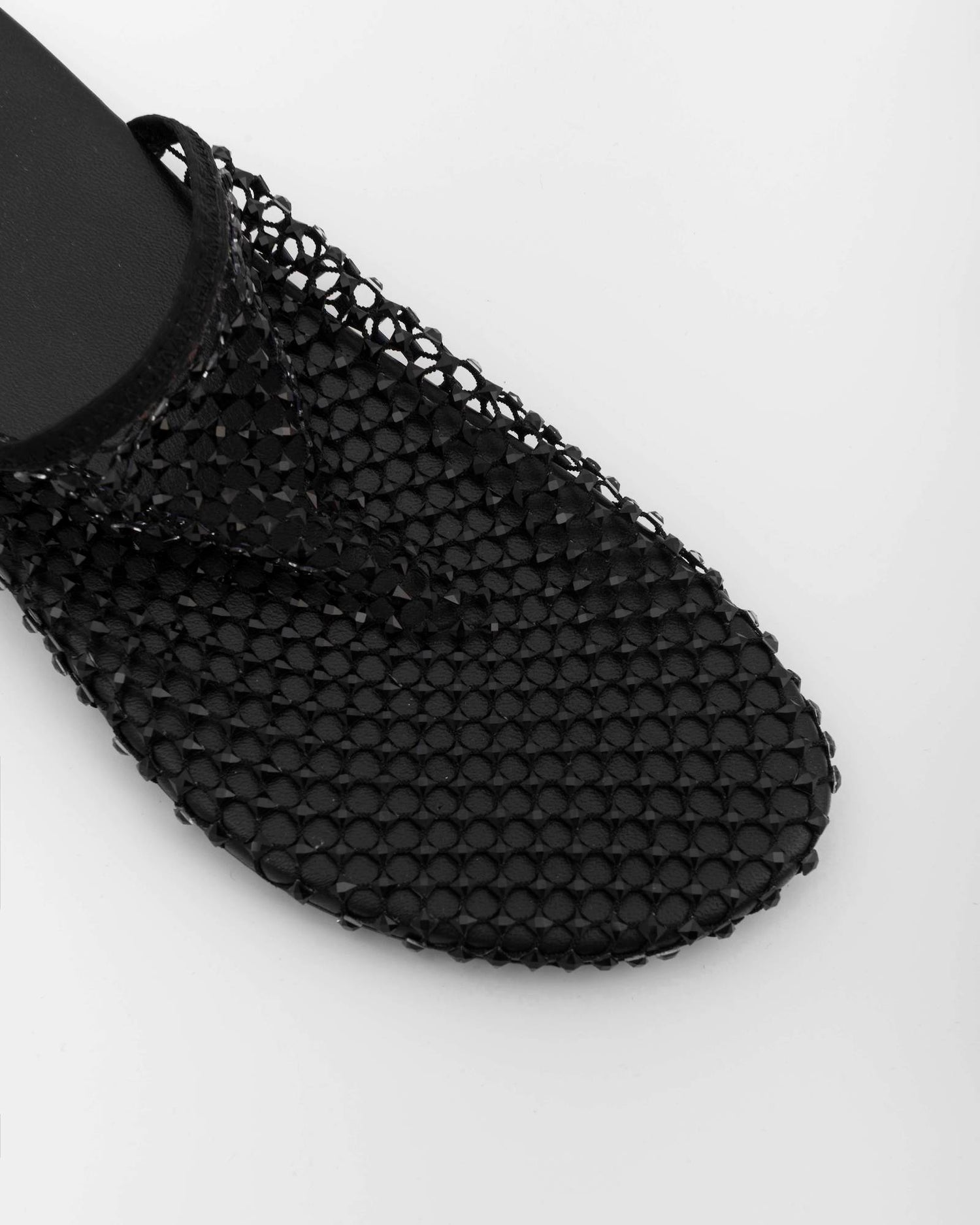 MULE SHOES WITH RHINESTONE