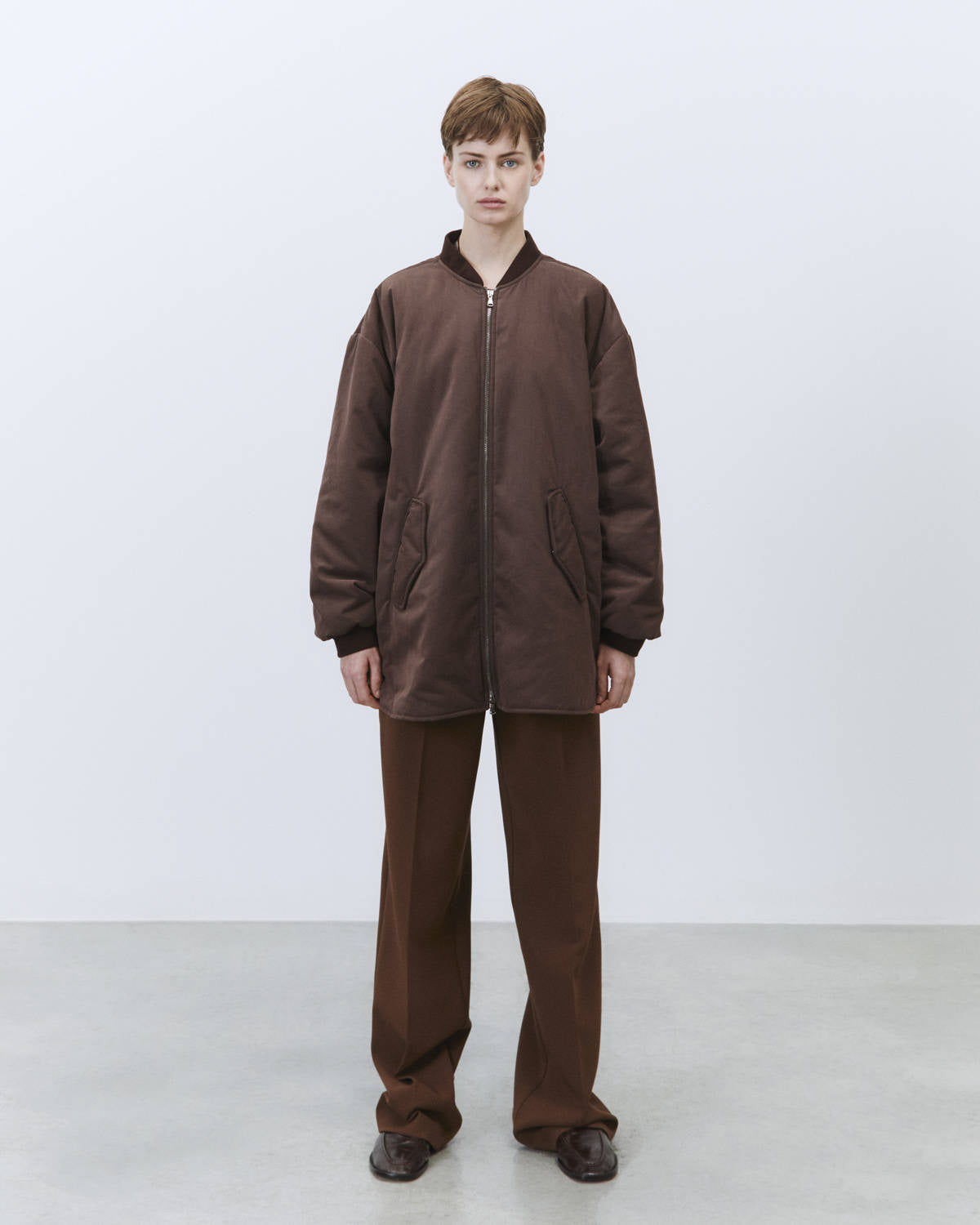 SOFT TOUCH NYLON BOMBER JACKET