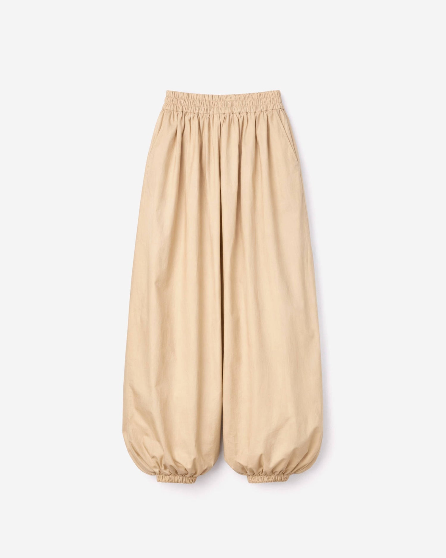 POPLIN BALOON TROUSERS
