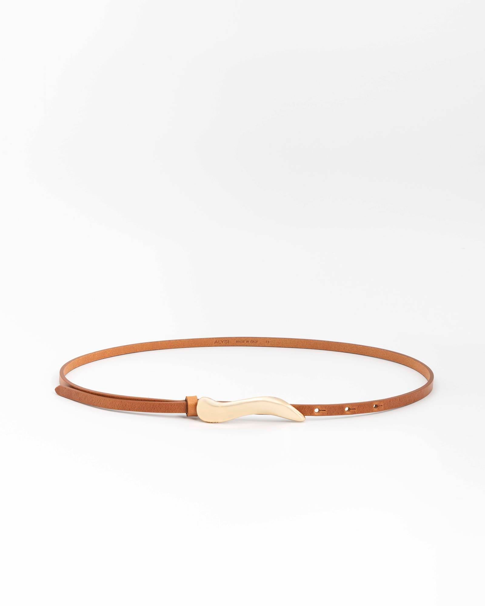 THIN LEATHER BELT