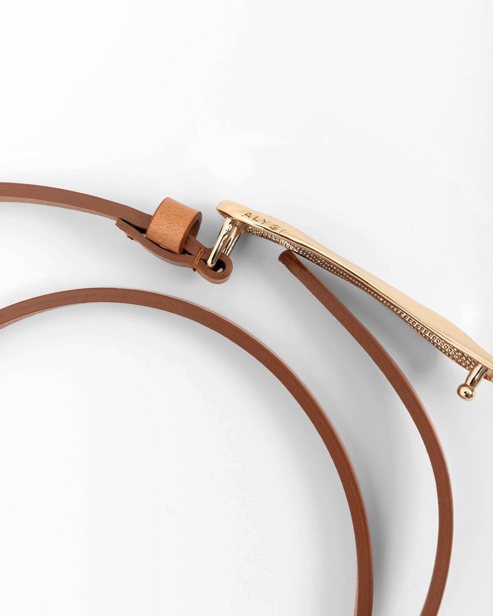 THIN LEATHER BELT