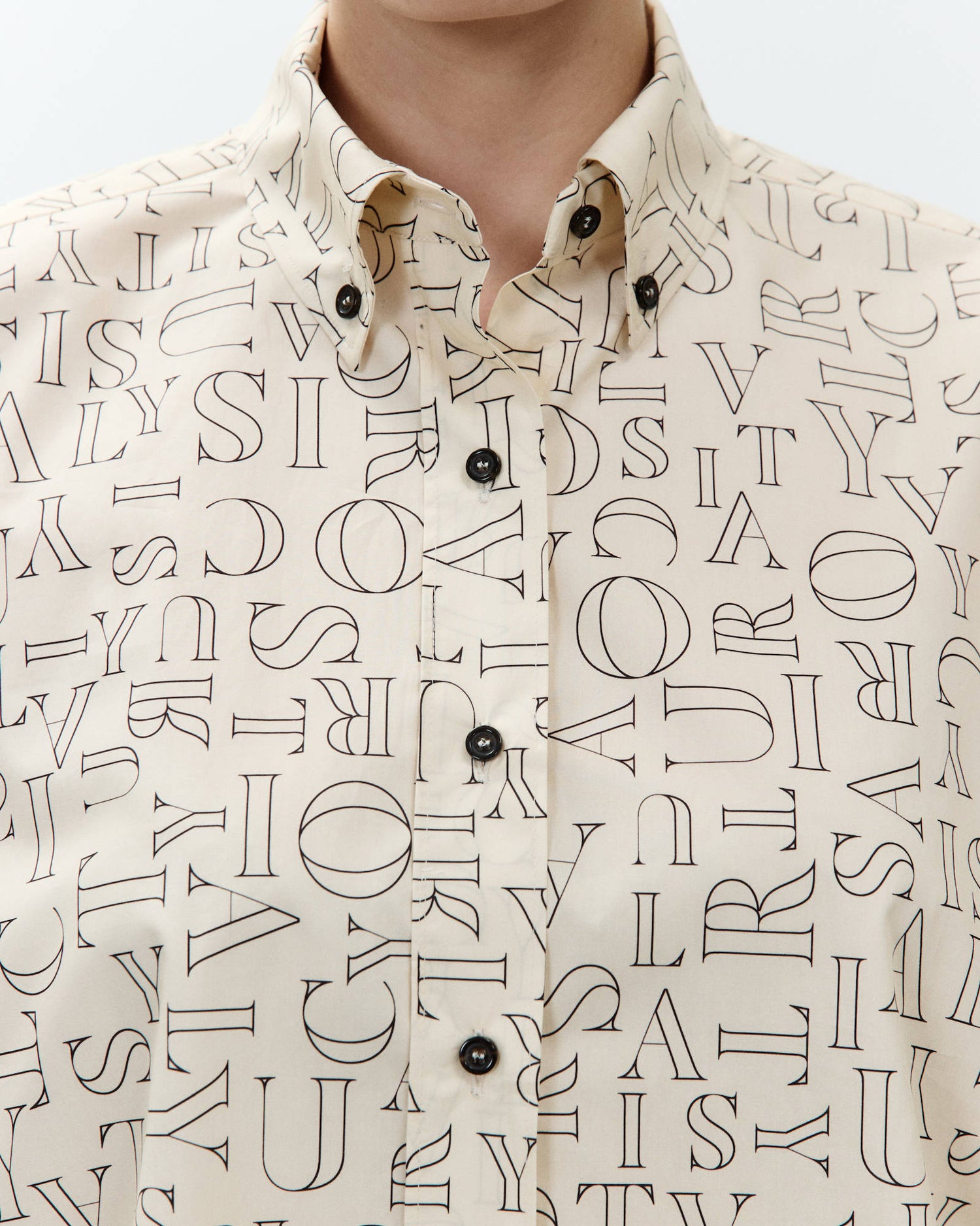 Boxy Lettering Shirt