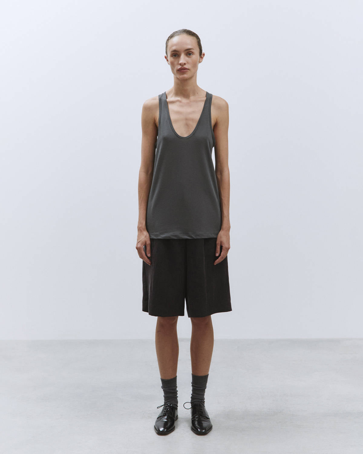TOP JERSEY TANK TOP Smoke