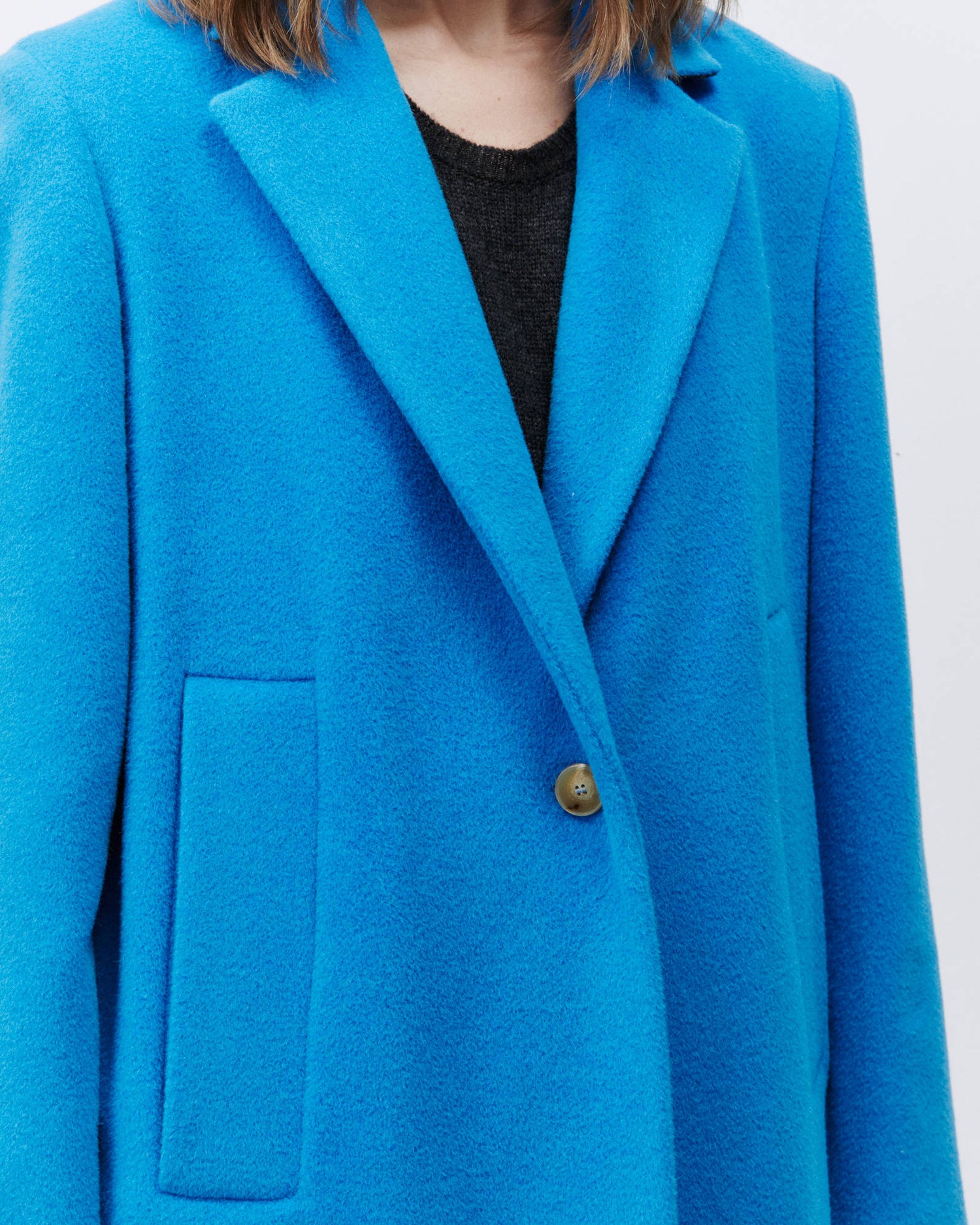 LONG TURQUOISE COAT