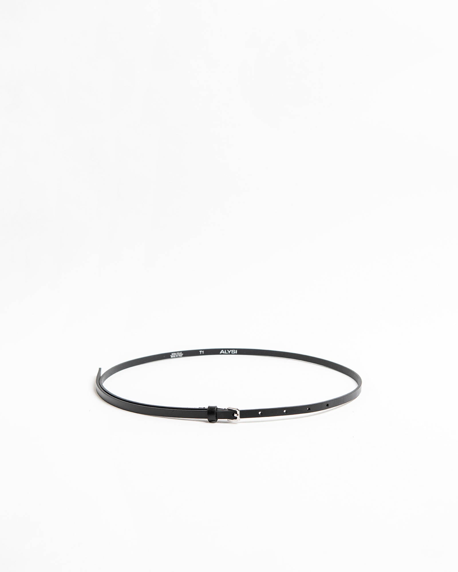 Black LEATHER BELT