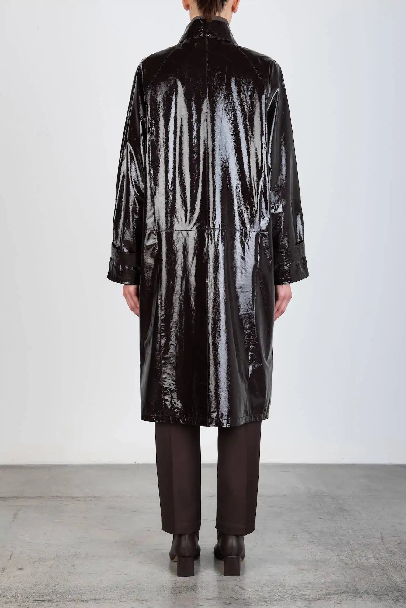 PATENT LEATHER TRENCH