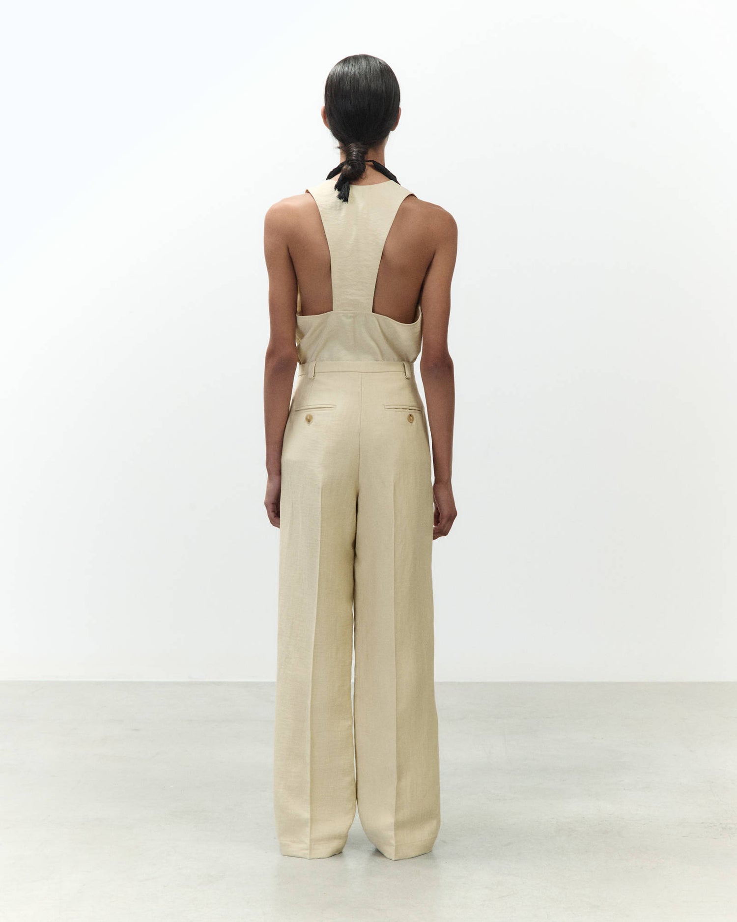 TAILORED LINEN TROUSERS