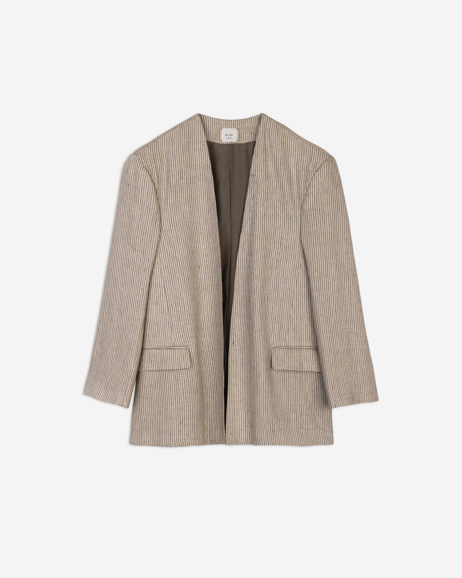 OVERSIZED LINEN JACKET