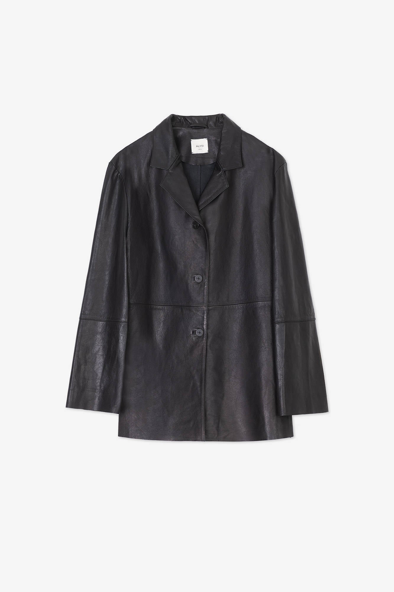 VINTAGE EFFECT BLAZER Black