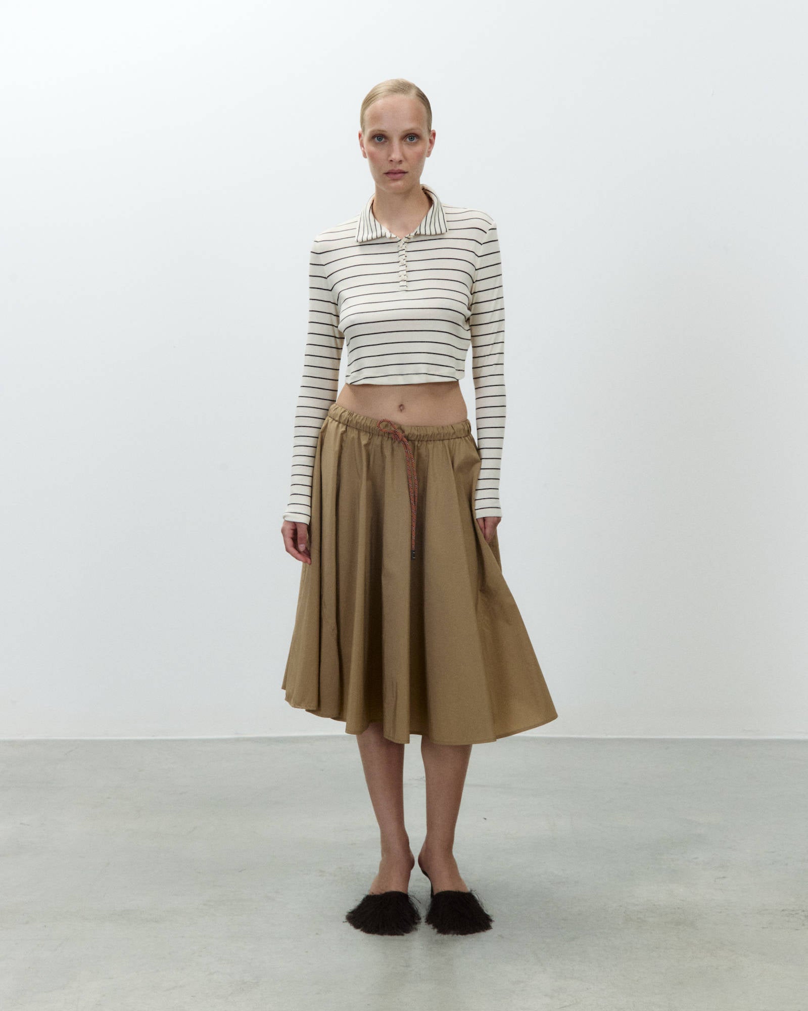 TECHNICAL NYLON SKIRT
