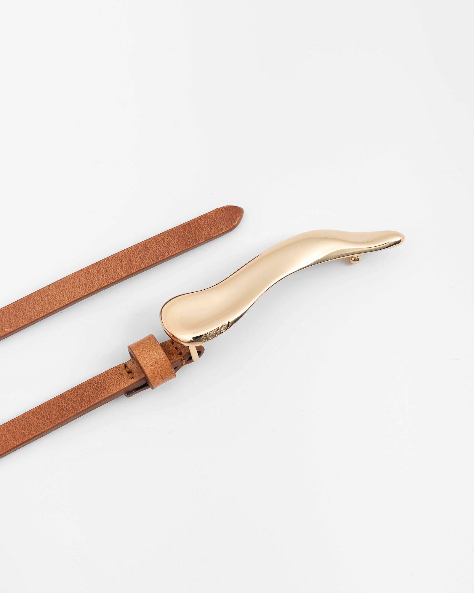 THIN LEATHER BELT