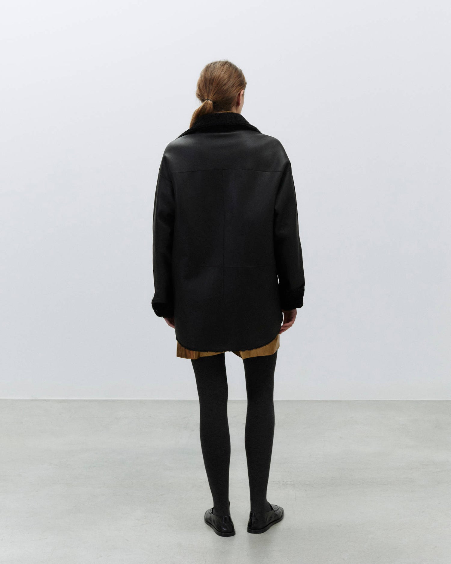 SHEARLING JACKET SHIRT