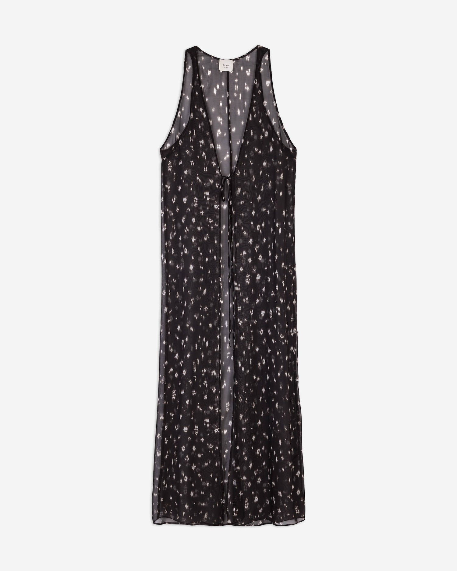 PRINTED CHIFFON DUSTER