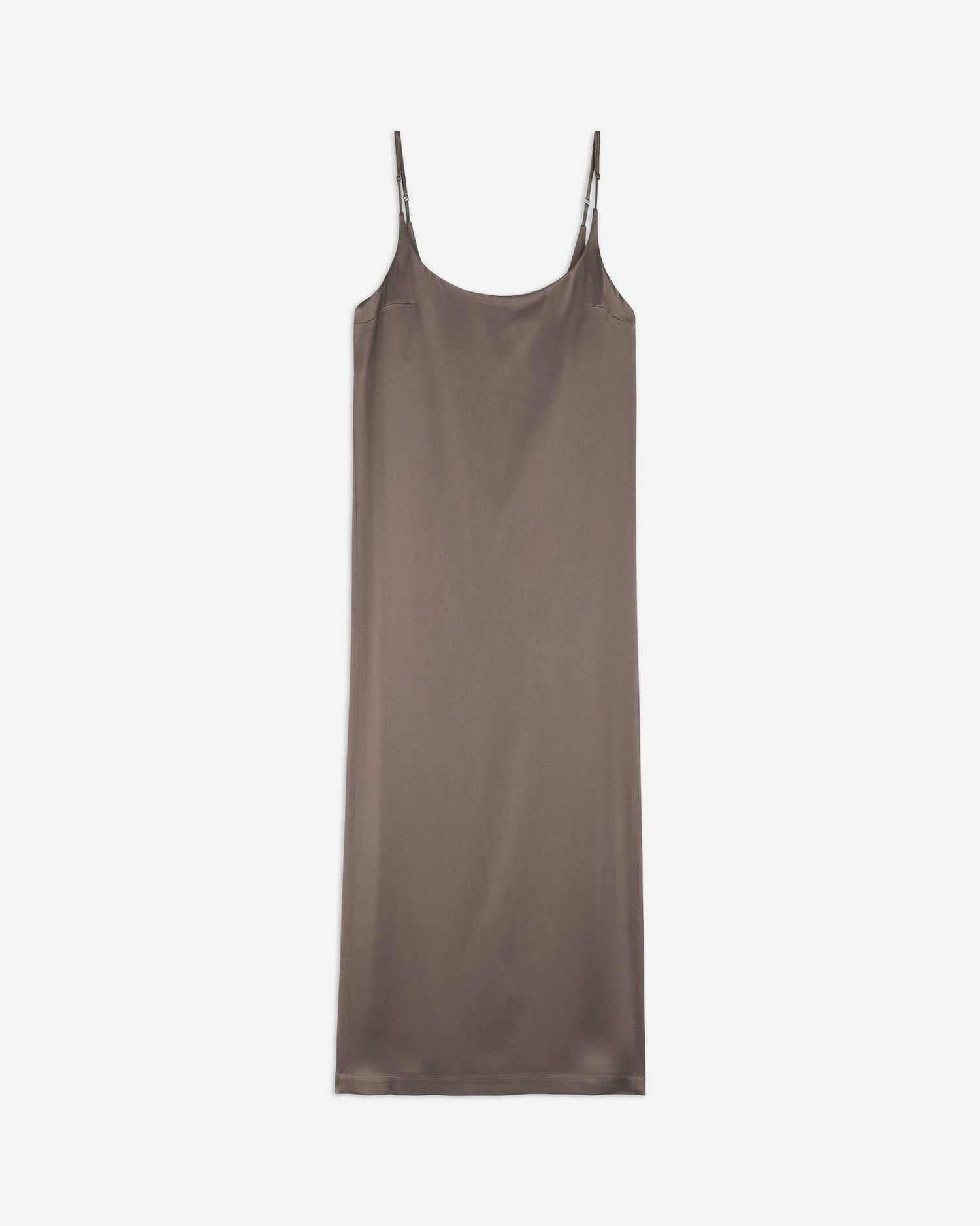 SATIN MIDI DRESS