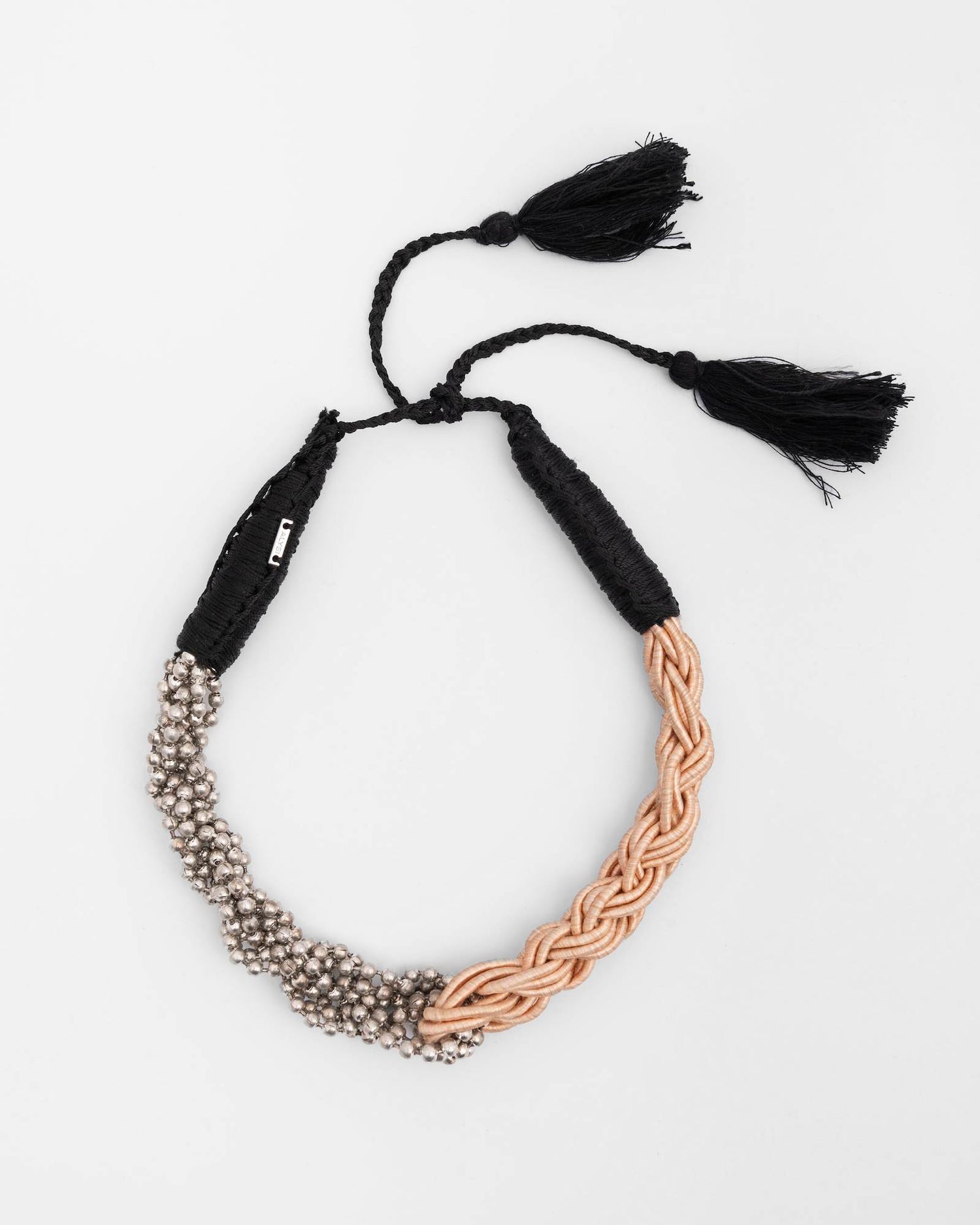 BRAIDED BEAD NECKLACE