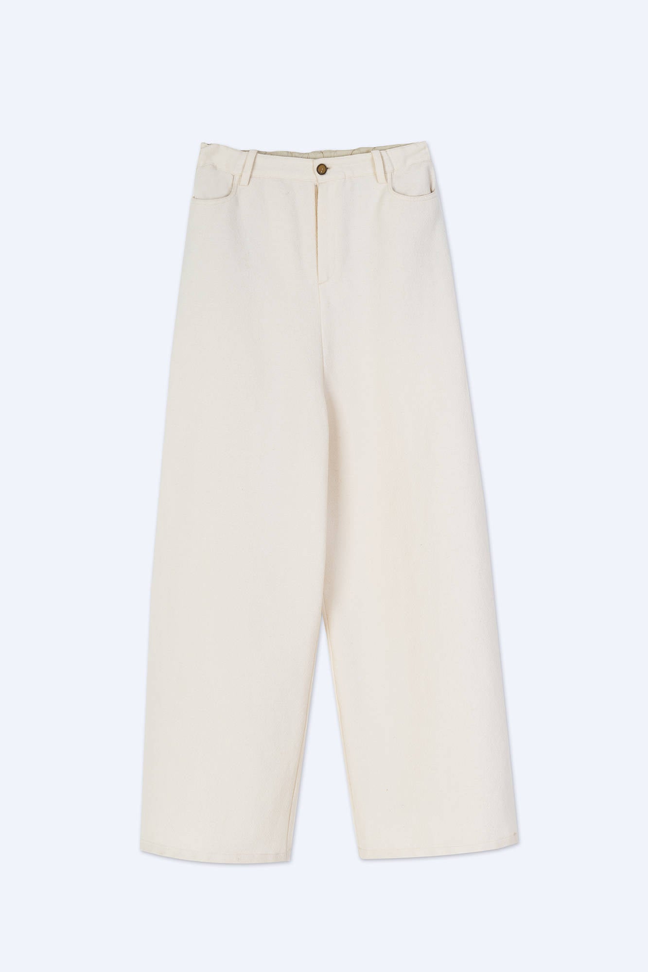 WIDE LEG CANVAS PANTS