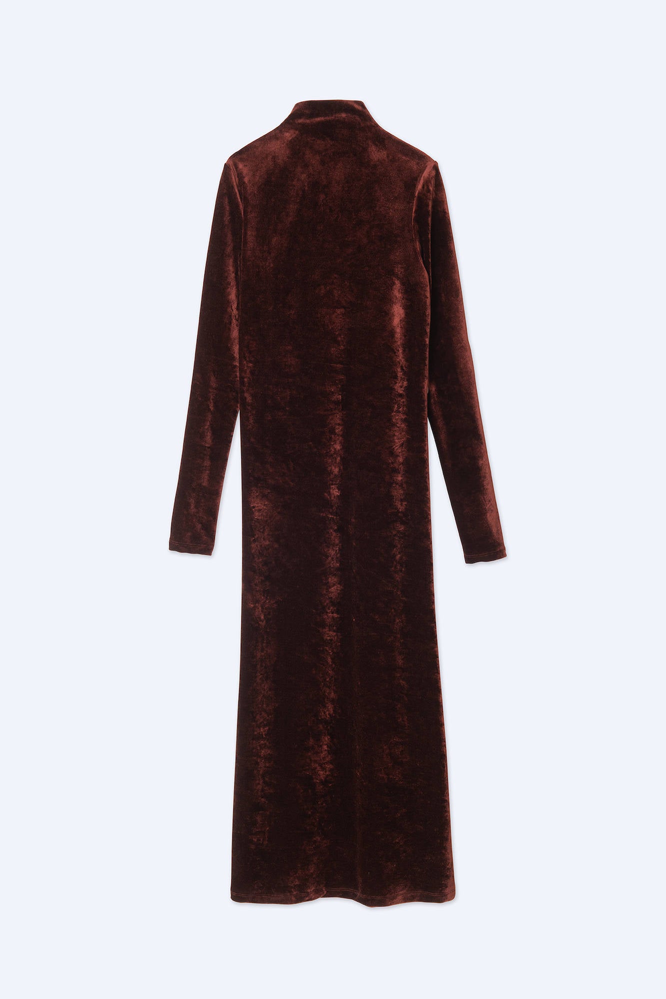 LONG FLUID VELVET DRESS