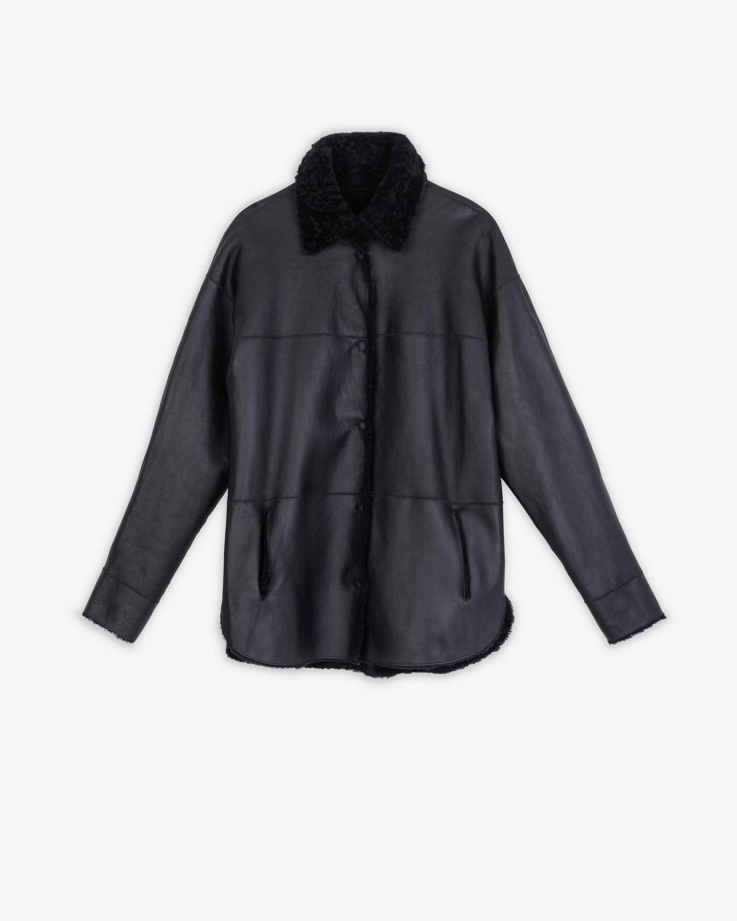SHEARLING JACKET SHIRT