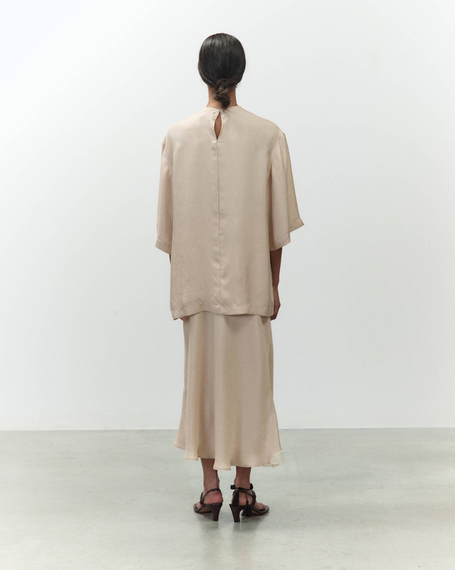 OVERSIZED TWILL BLOUSE