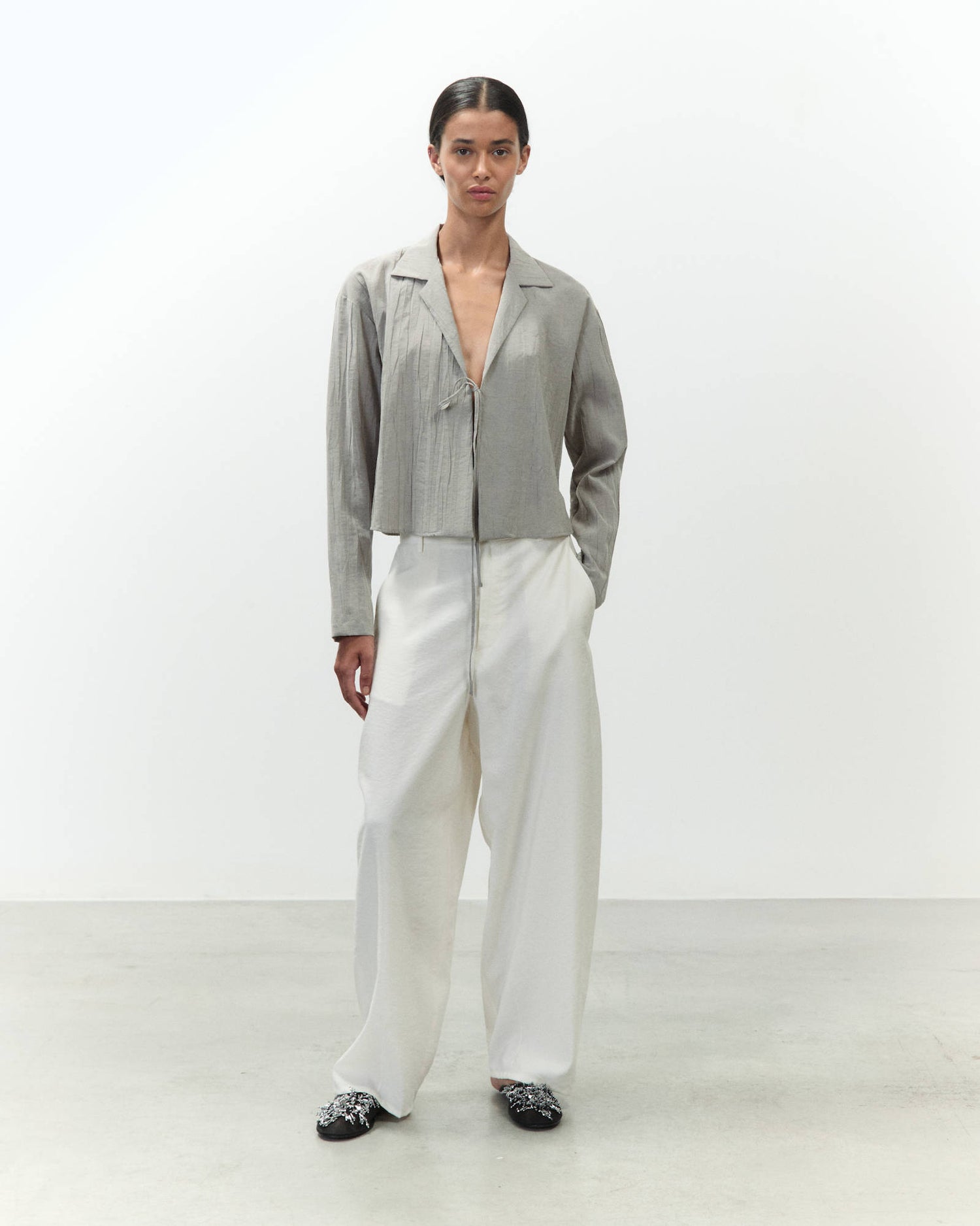 CAMICIA CORTA CRINKLE