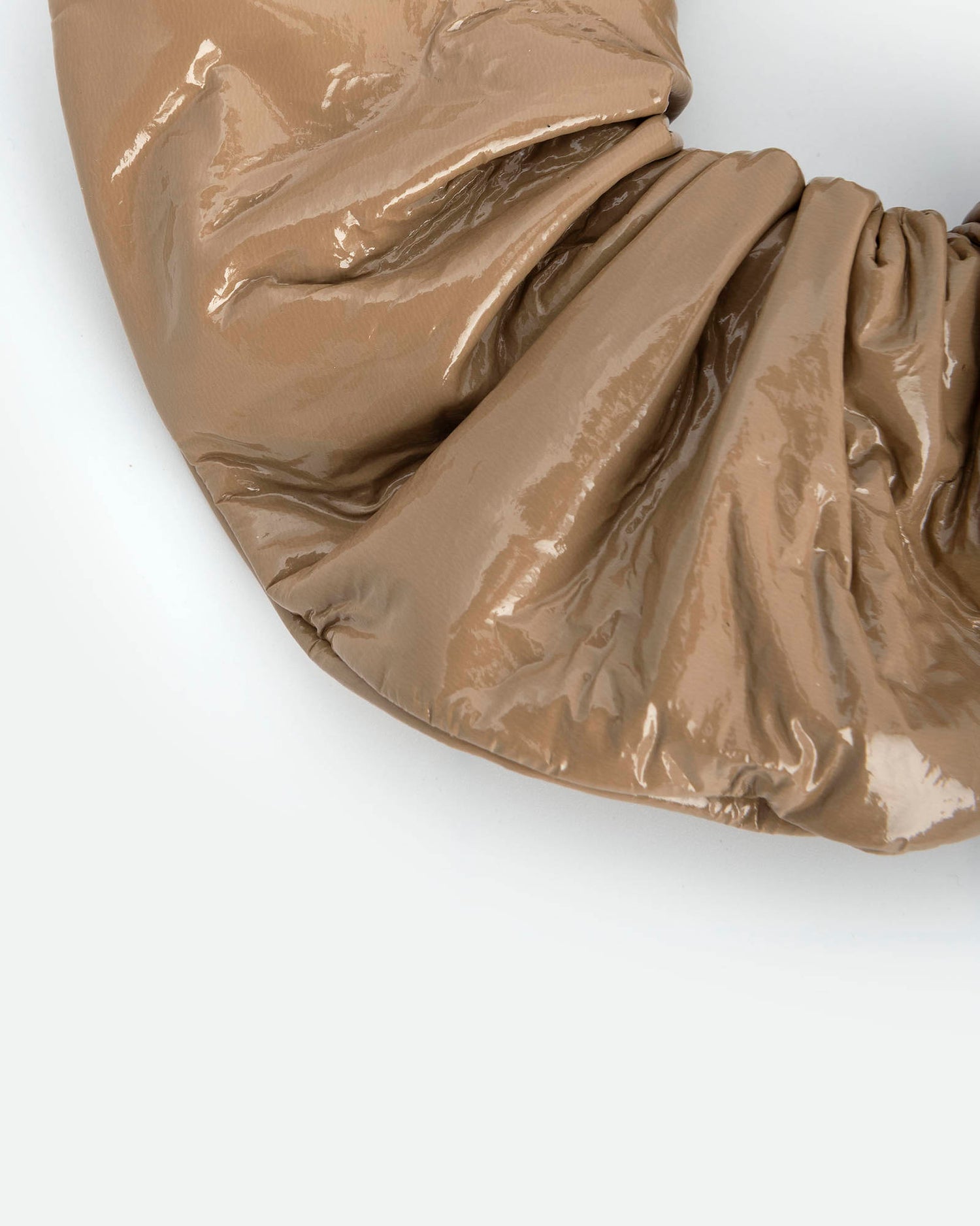 PATENT LEATHER SCRUNCHIE